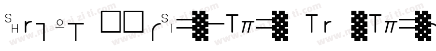 Arial 常规(OpenType TrueType) (Versi字体转换